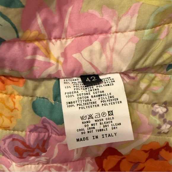 Etro Quilted Zip-Up Fitted Jacket